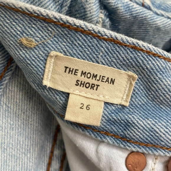 Madewell the mom jean short-Size 26 - Picture 8 of 8